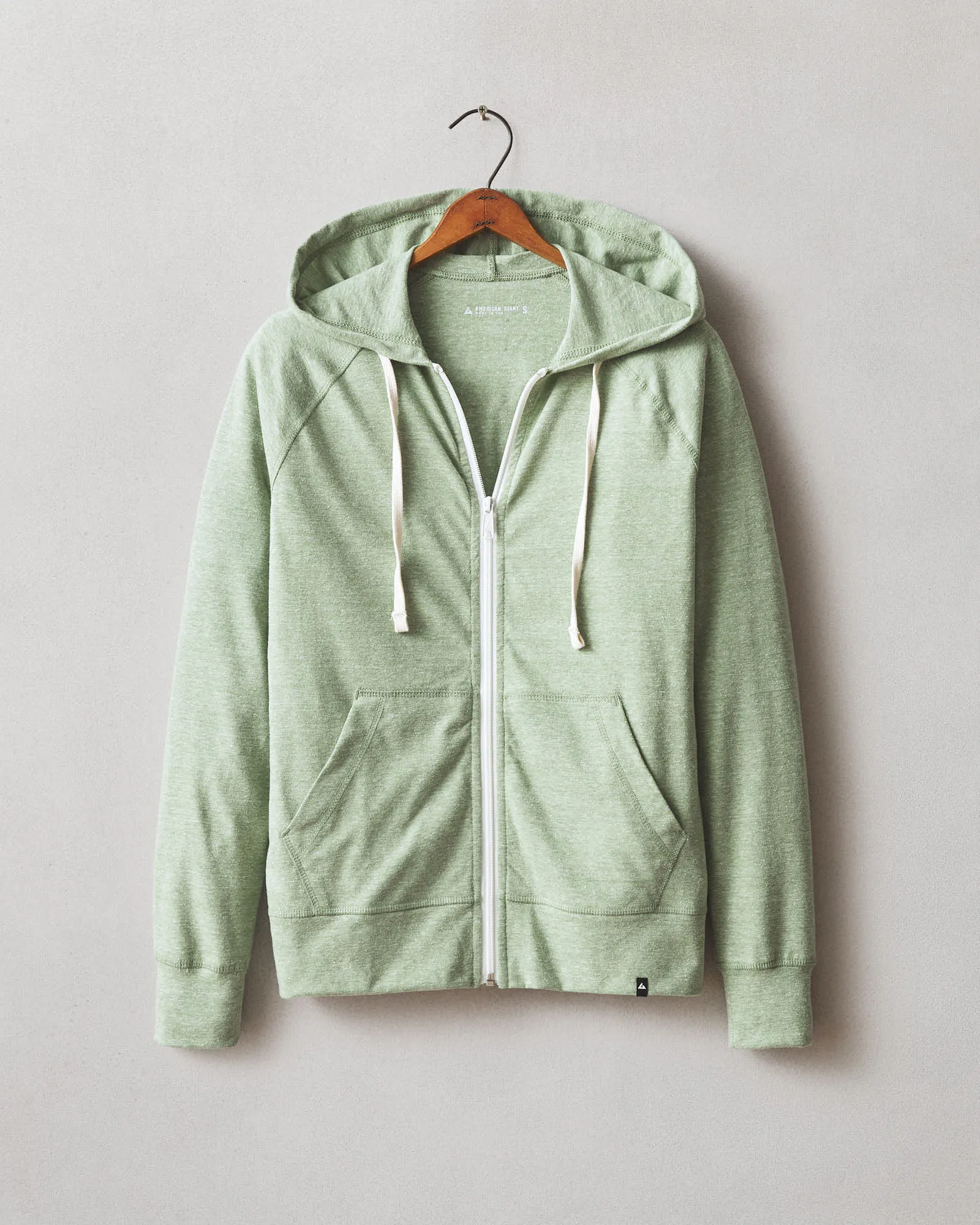 Women's Lightweight Full Zip - Dill Heather sold by American Giant product image thumbnail 5