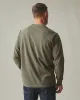 Men's Vintage Crew Long Sleeve Tee - Washed Olive sold by American Giant