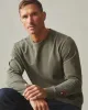 Men's Vintage Crew Long Sleeve Tee - Washed Olive sold by American Giant