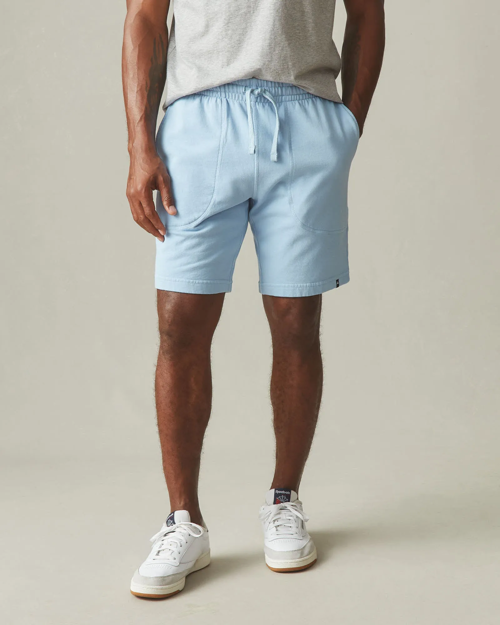 Men's Sweatshort - Powder Blue sold by American Giant