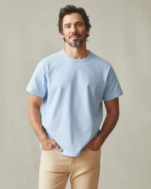 Men's Everest Tee - Powder Blue sold by American Giant