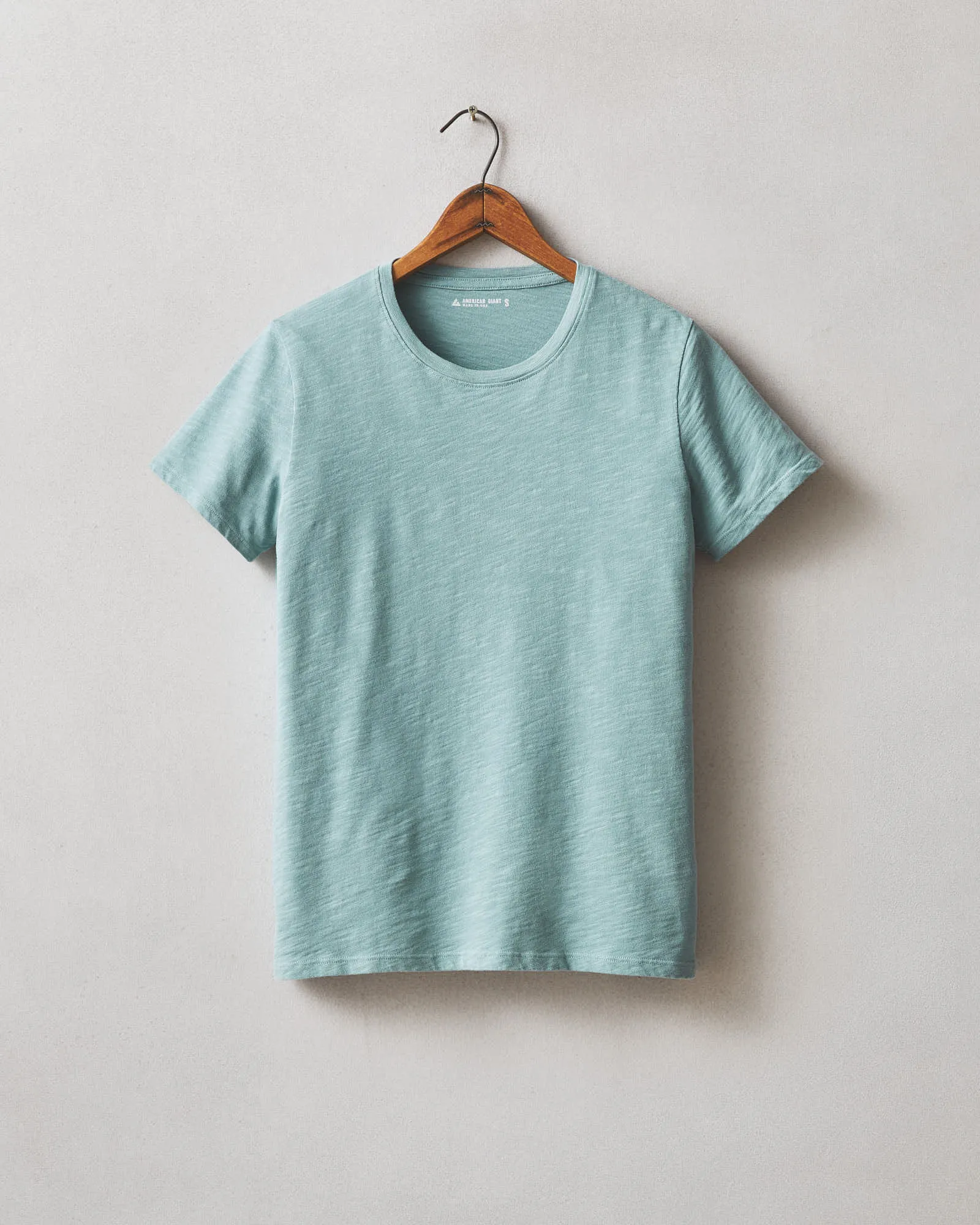 Women's Premium Slub Crew Tee - Blue Mineral sold by American Giant product image thumbnail 5