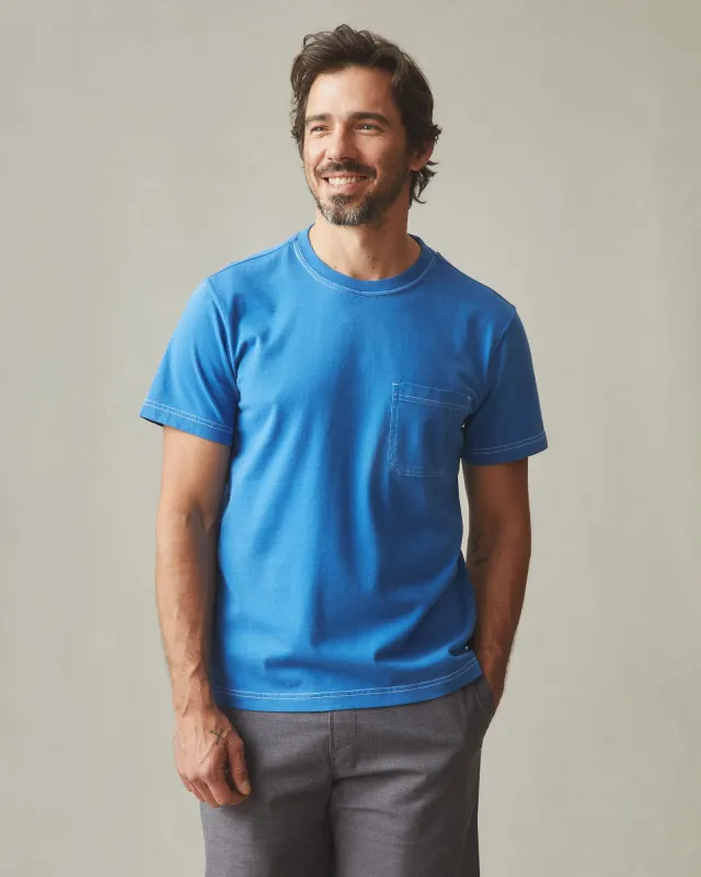 Men's Utility Pocket Tee - Classic Blue sold by American Giant