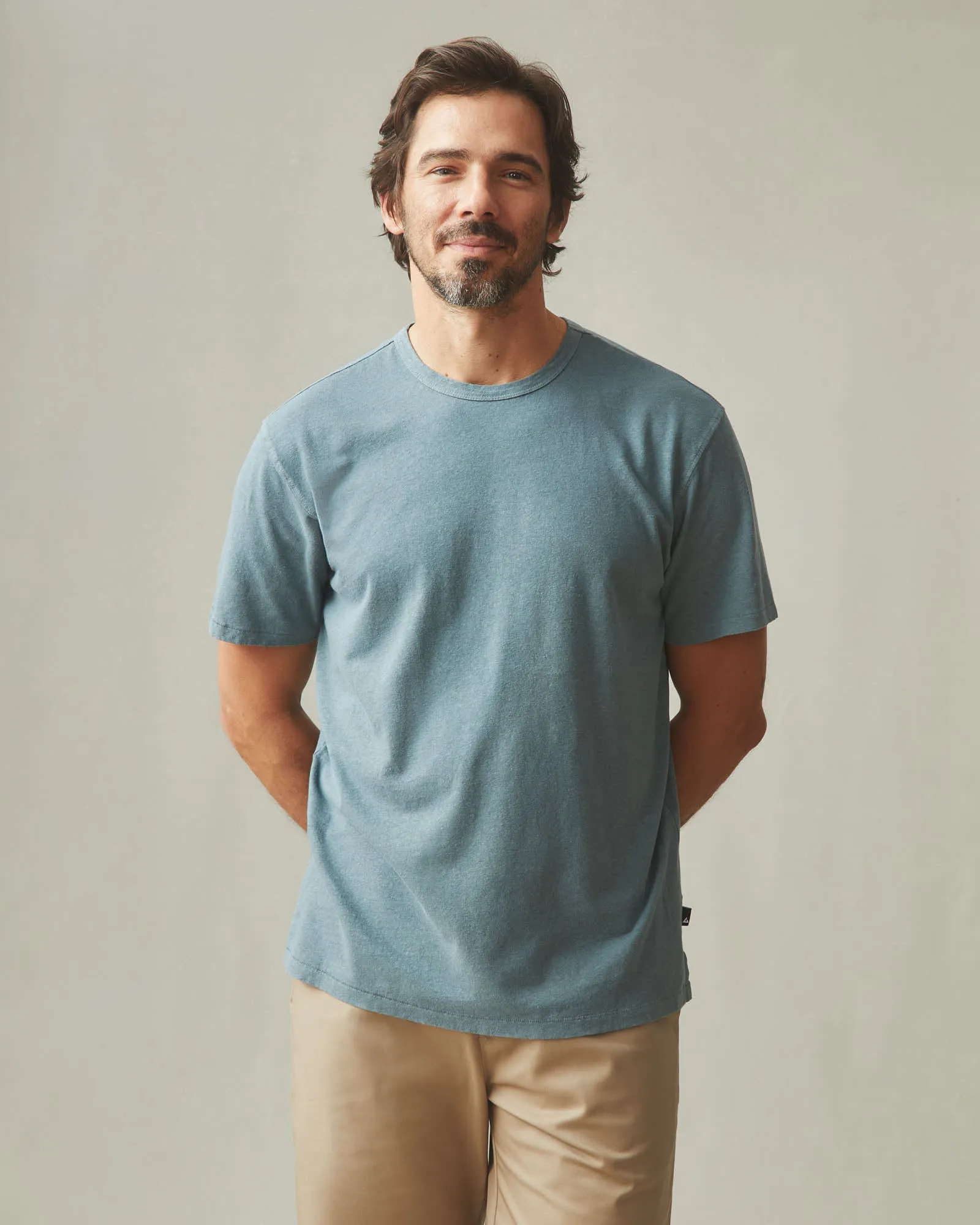 Men's Hemp Jersey Crew Tee - Trooper sold by American Giant