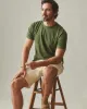 Men's Hemp Jersey Crew Tee - Chive sold by American Giant