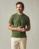 Men's Hemp Jersey Crew Tee - Chive sold by American Giant