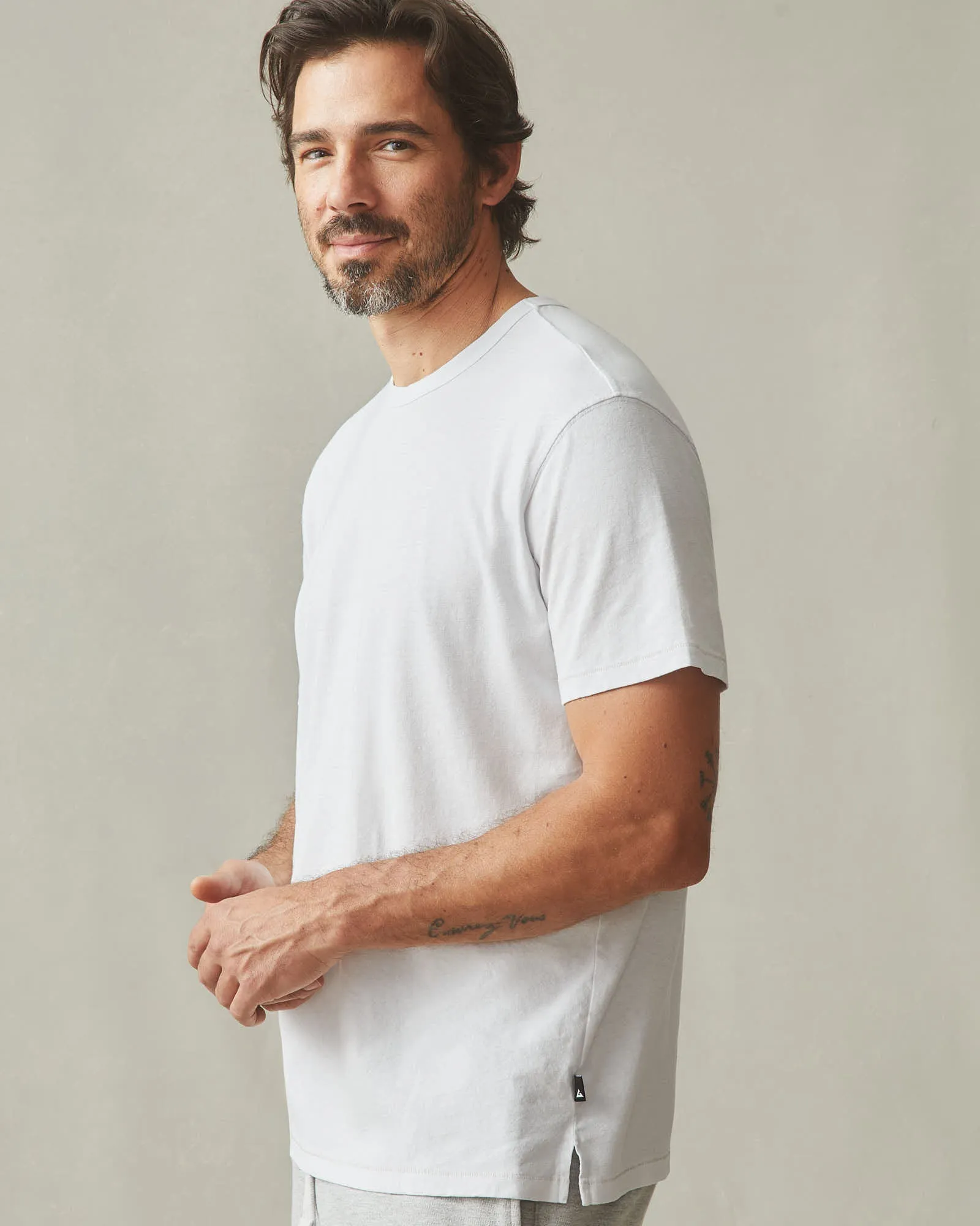 Men's Hemp Jersey Crew Tee - White sold by American Giant product image thumbnail 2