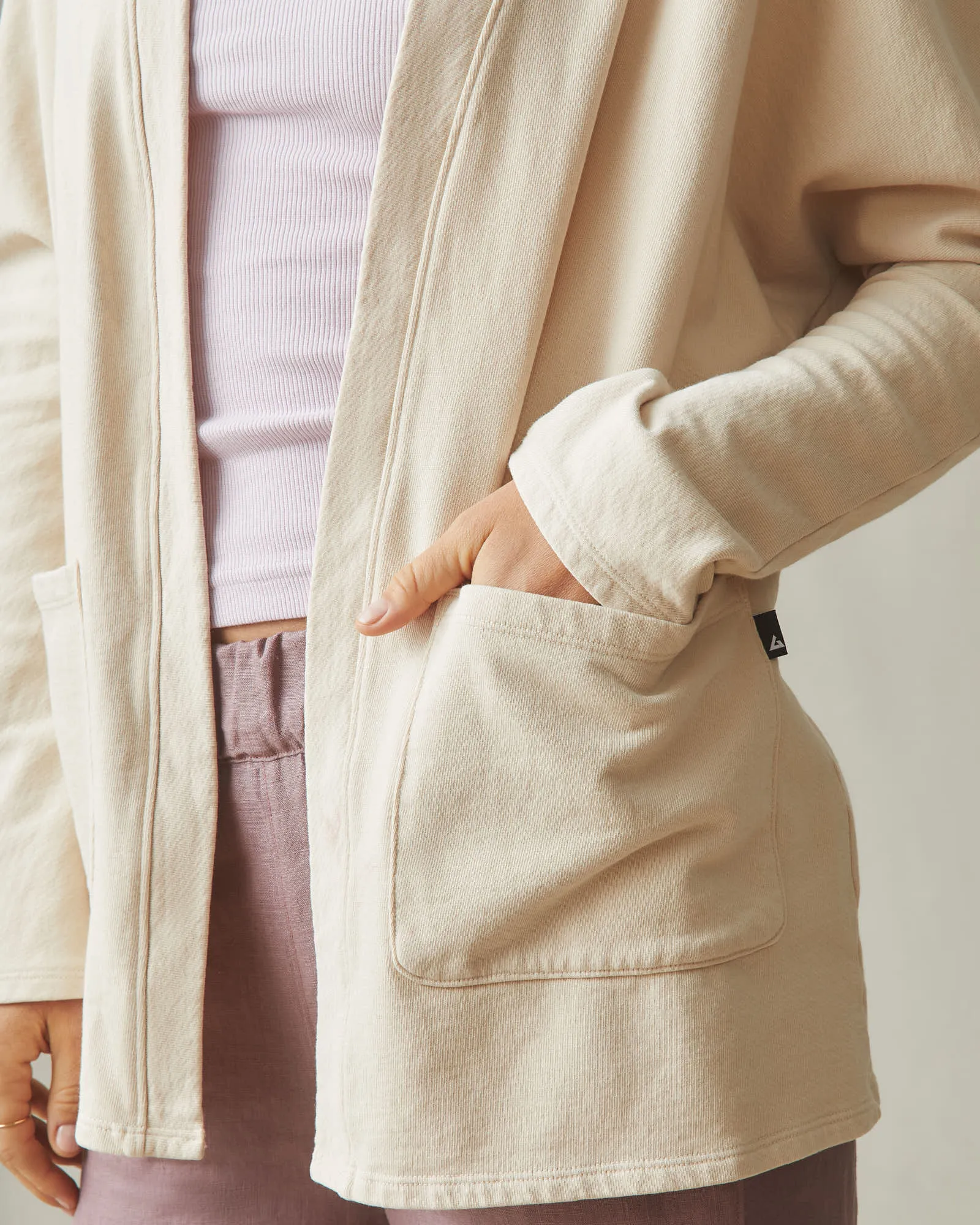 Women's French Terry Cardigan - Cotton sold by American Giant product image thumbnail 2