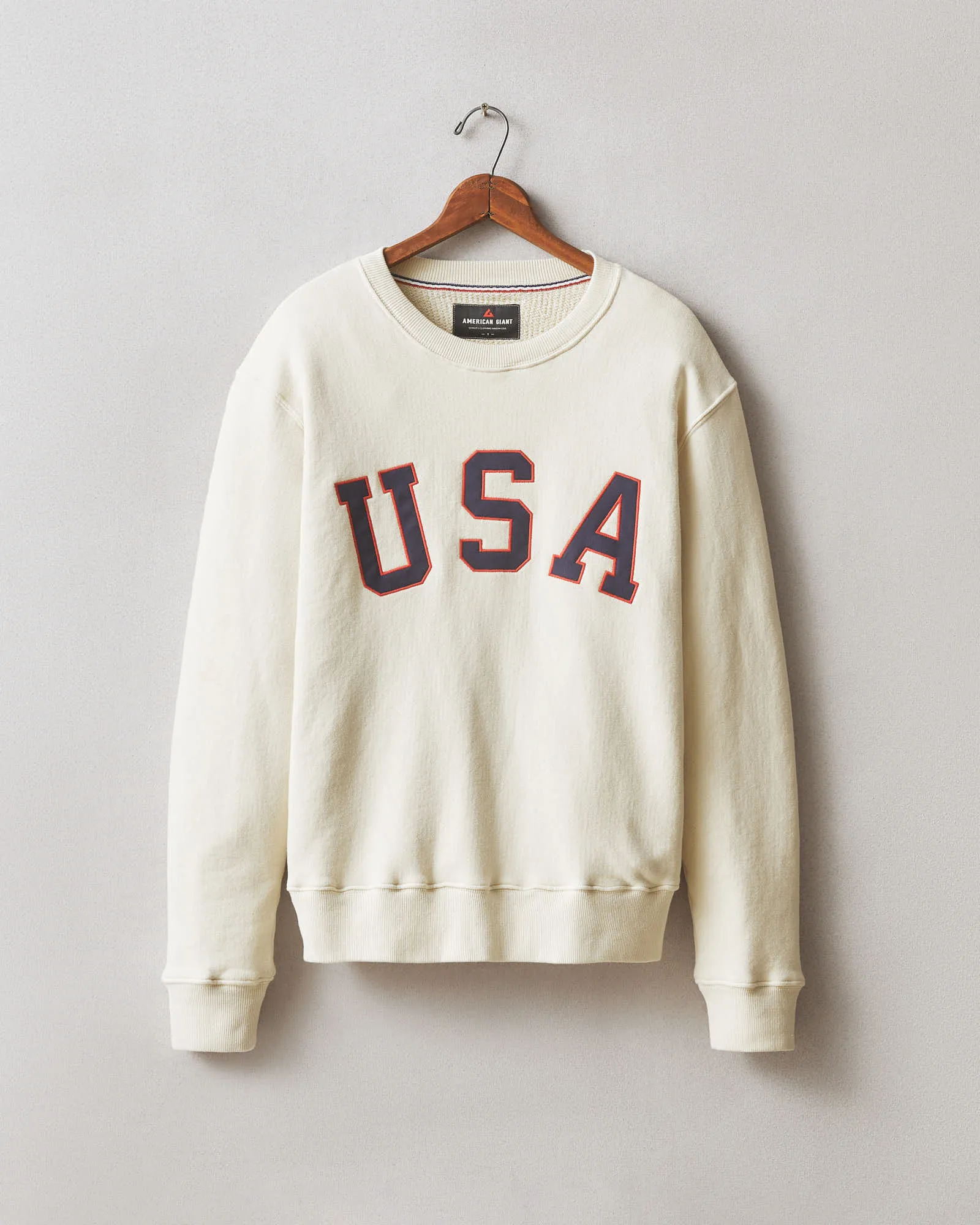 Unisex Relaxed French Terry USA Crew - Turtledove sold by American Giant