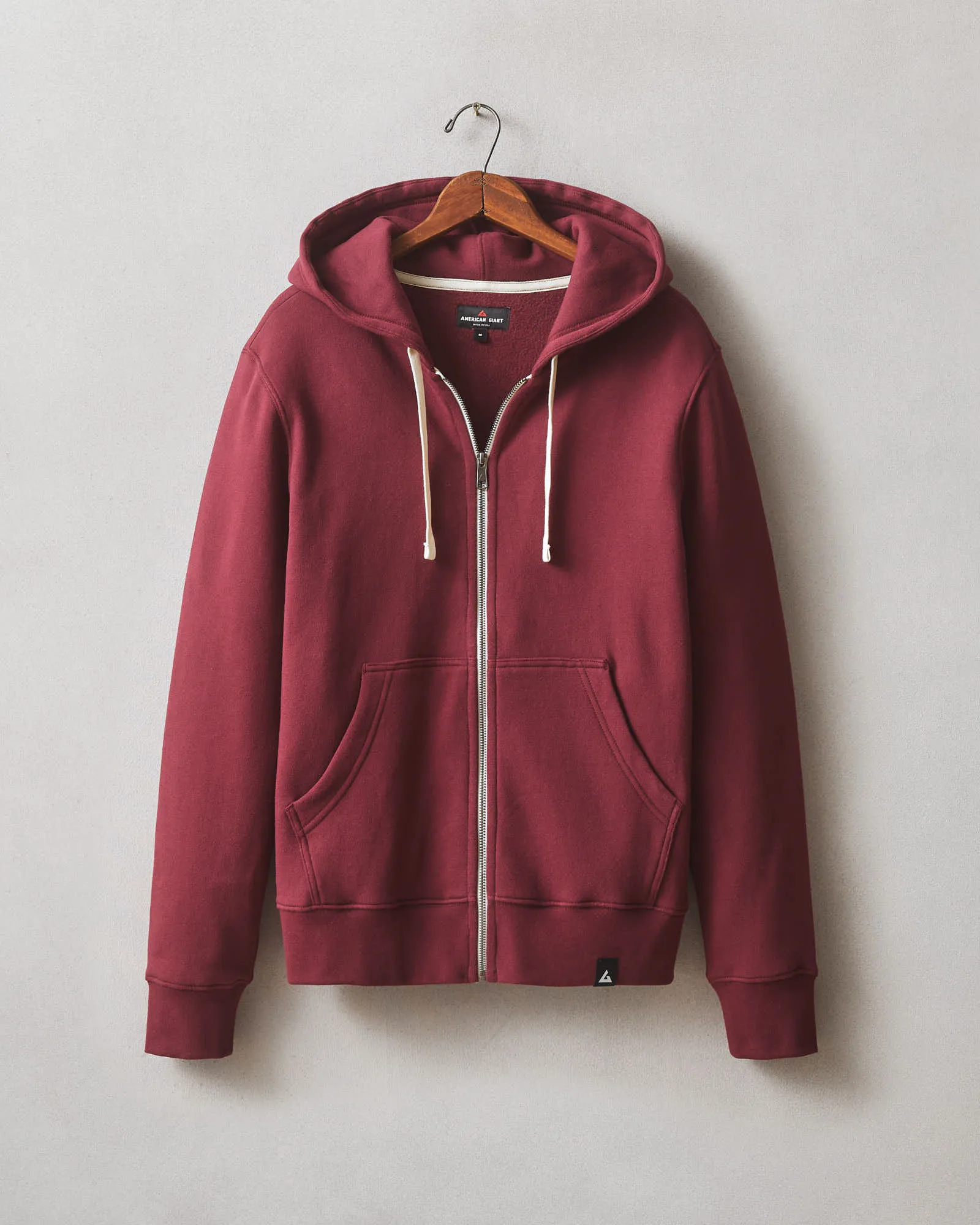 Men's Carolina Full Zip - Zinfandel sold by American Giant product image thumbnail 5