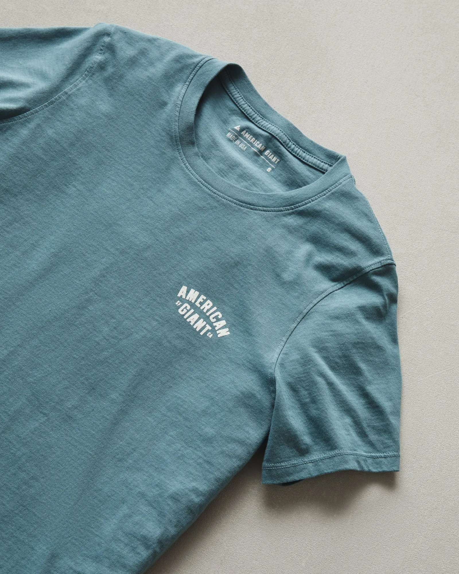 Women's Classic Cotton Crew Logo Tee - Lead sold by American Giant product image thumbnail 2