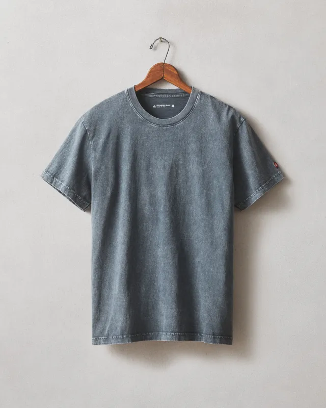 Men's Vintage Crew Tee - Mineral Wash Metropolitan Grey sold by American Giant