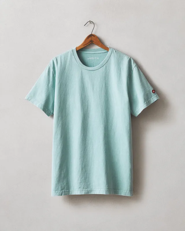 Men's Vintage Crew Tee - Mineral Wash Blue Mineral sold by American Giant