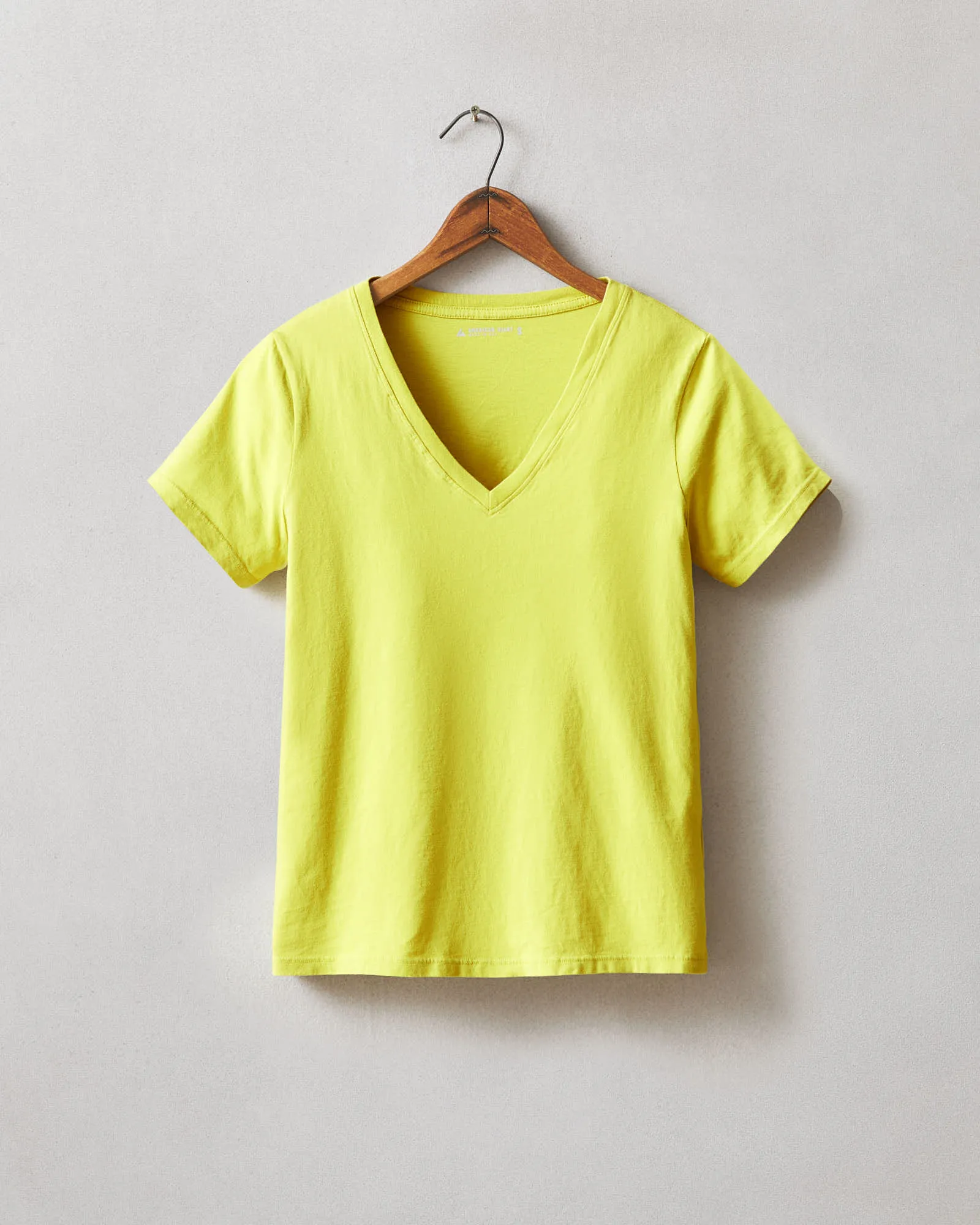 Women's Classic Cotton V-Neck Tee - Snake Eye sold by American Giant