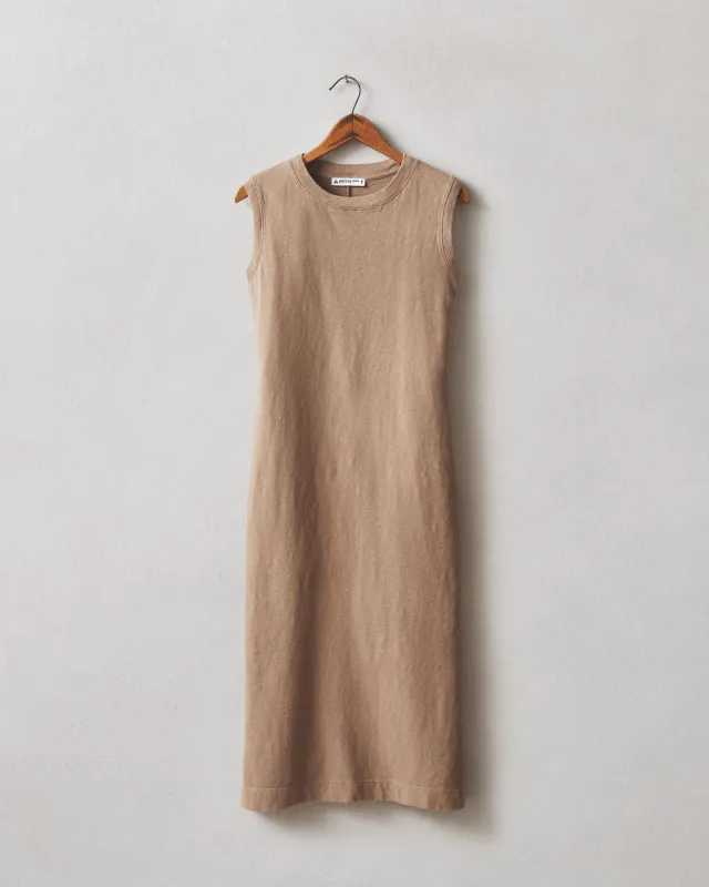 Women's Premium Slub Tank Dress - Pine Bark sold by American Giant