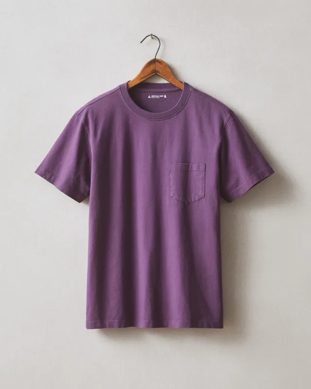 Men's Pocket Tee - Deep Purple sold by American Giant