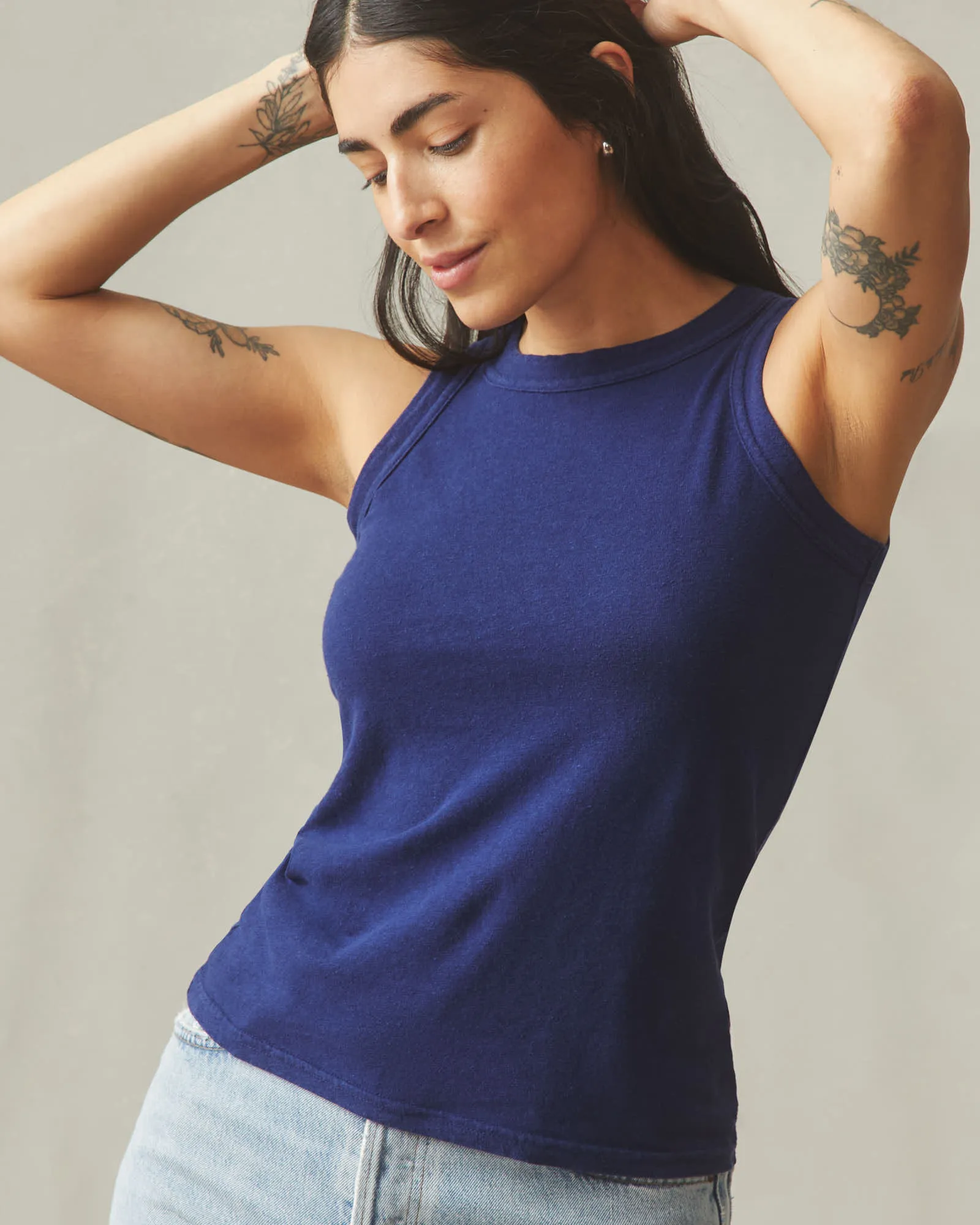 Women's Hemp Tank - Ocean Cavern sold by American Giant product image thumbnail 5