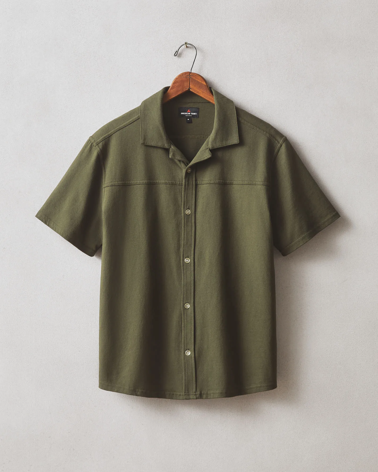 Men's Horizon Shirt - Deep Olive sold by American Giant