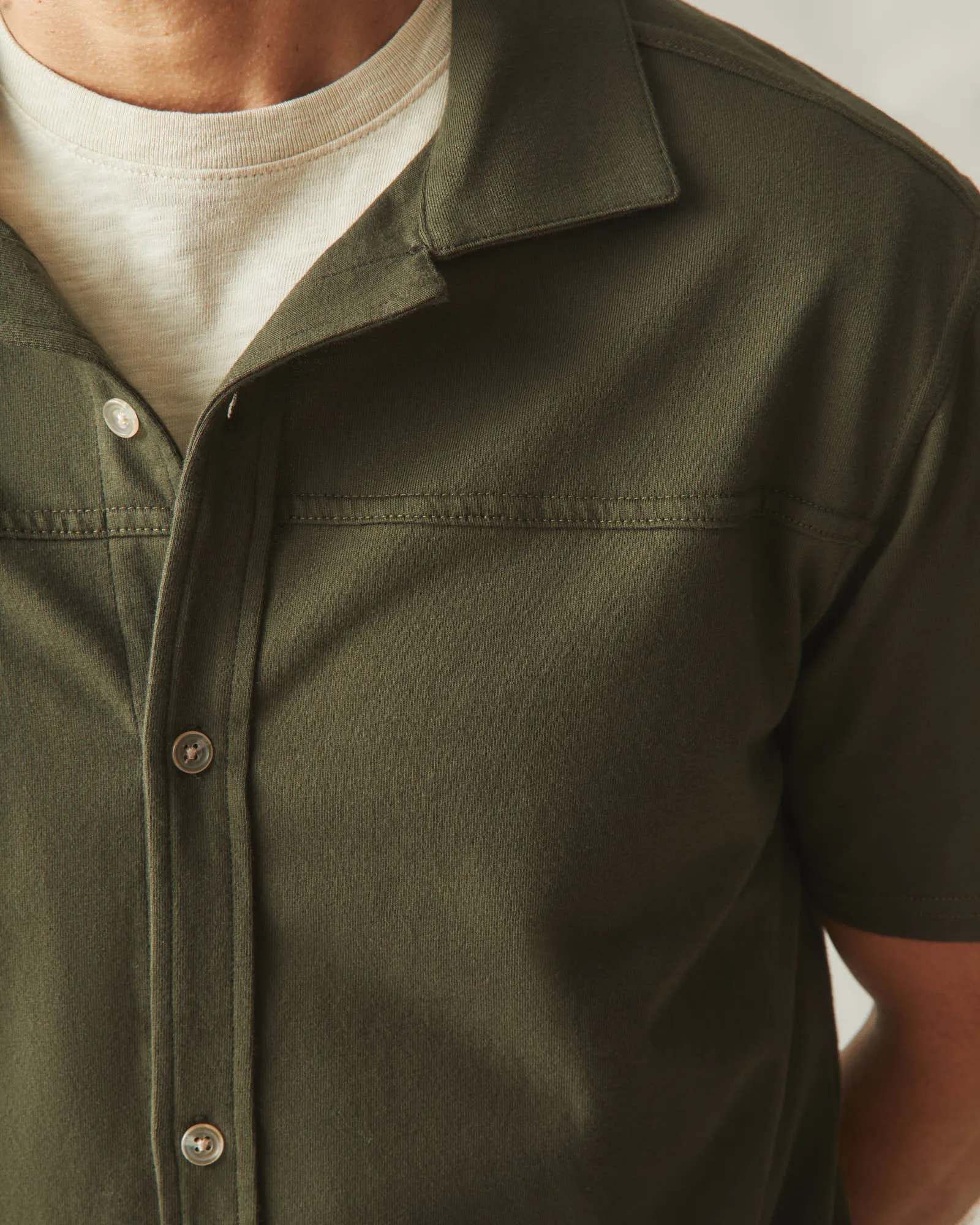 Men's Horizon Shirt - Deep Olive sold by American Giant product image thumbnail 2