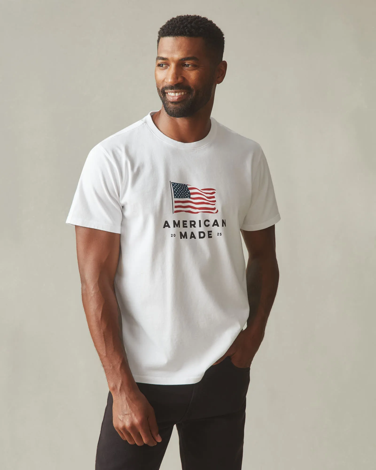 American Made Tee - White sold by American Giant product image thumbnail 2
