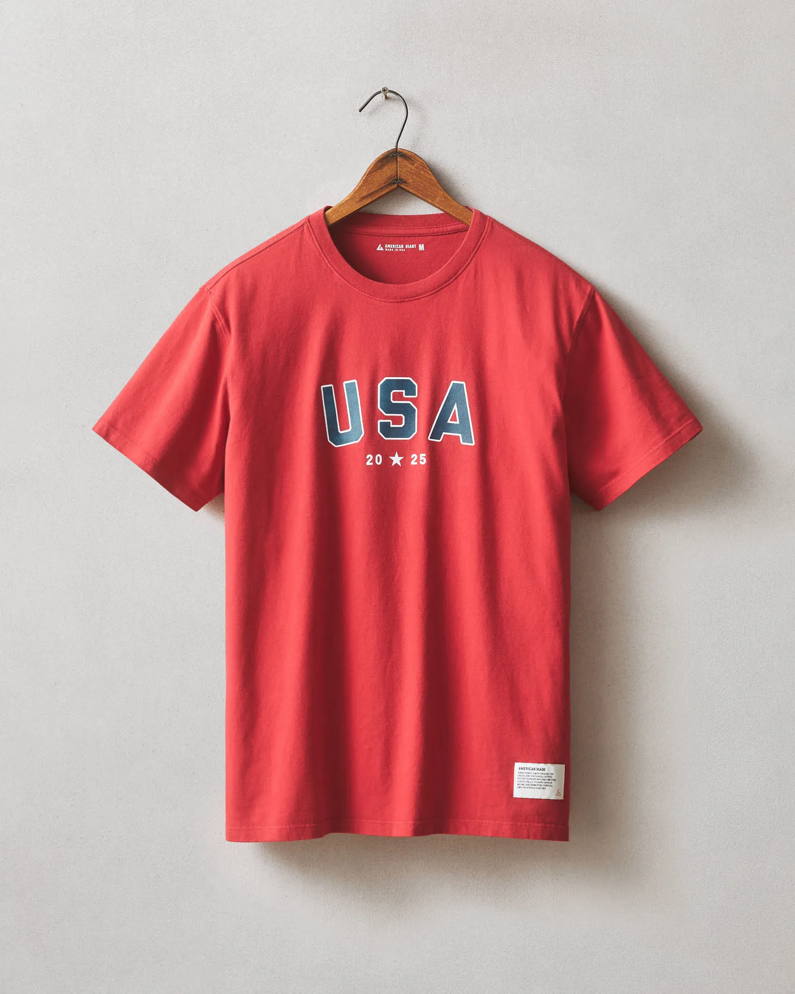 USA Tee - Savvy Red sold by American Giant