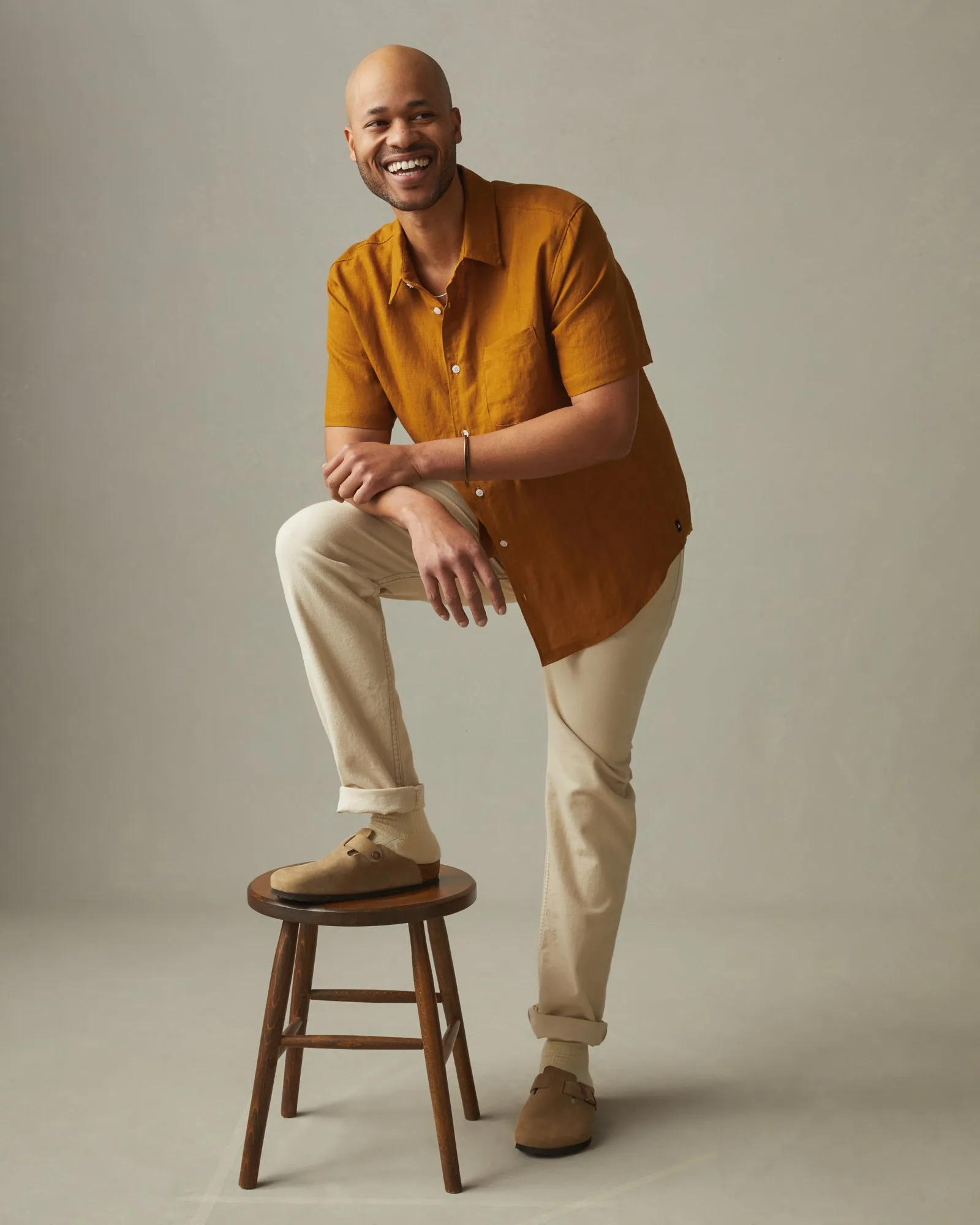 Men's Linen Shirt - Cathay Spice sold by American Giant product image thumbnail 4