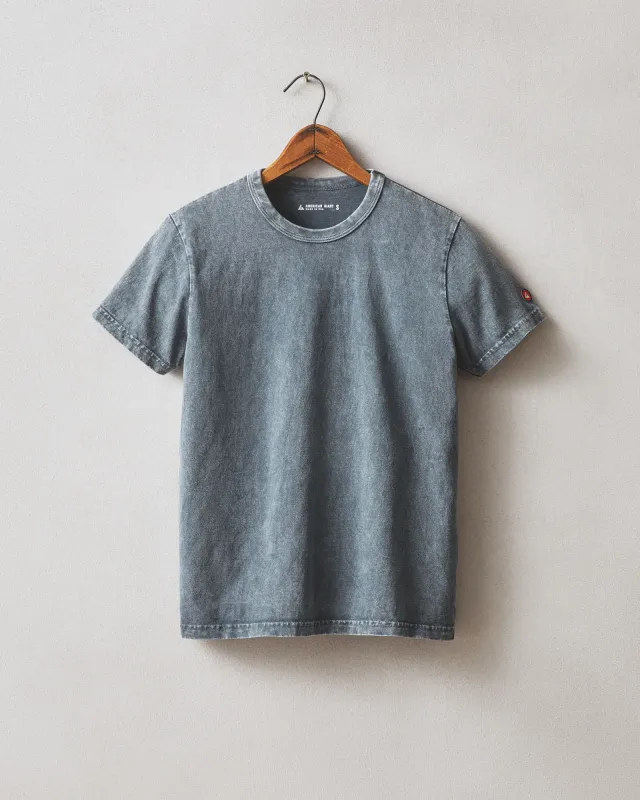 Women's Vintage Crew Tee - Mineral Wash Metropolitan Grey made by American Giant