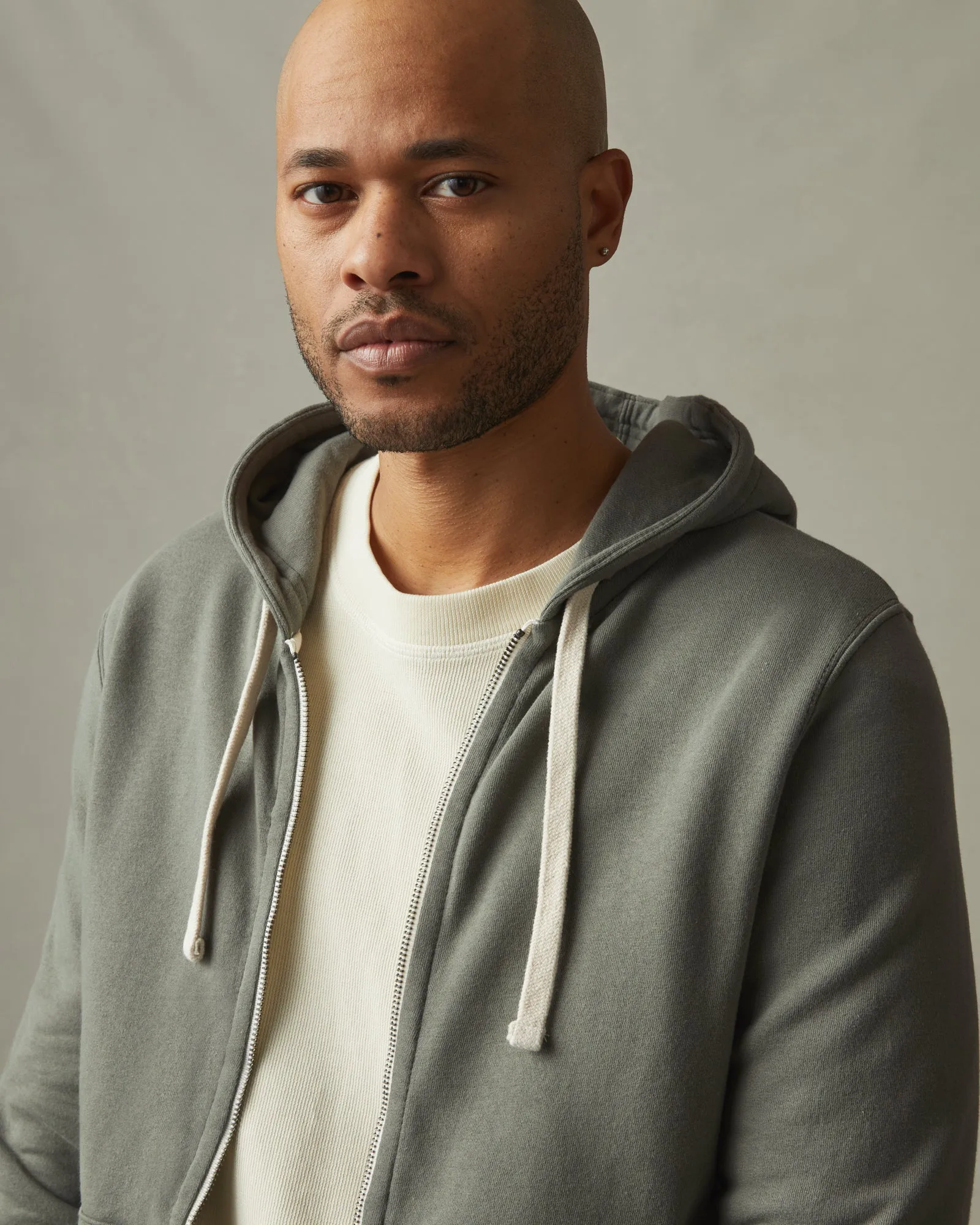 Men's Carolina Full Zip - Mulled Basil sold by American Giant product image thumbnail 5