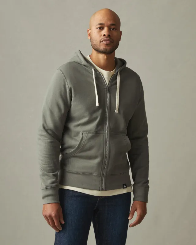 Men's Carolina Full Zip - Mulled Basil sold by American Giant