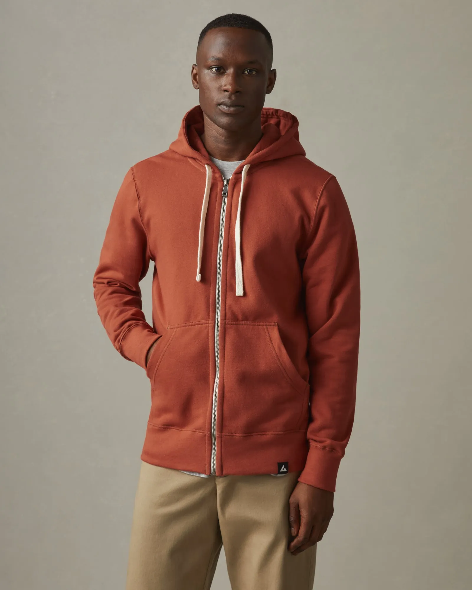 Men's Midweight Full Zip - Cider sold by American Giant