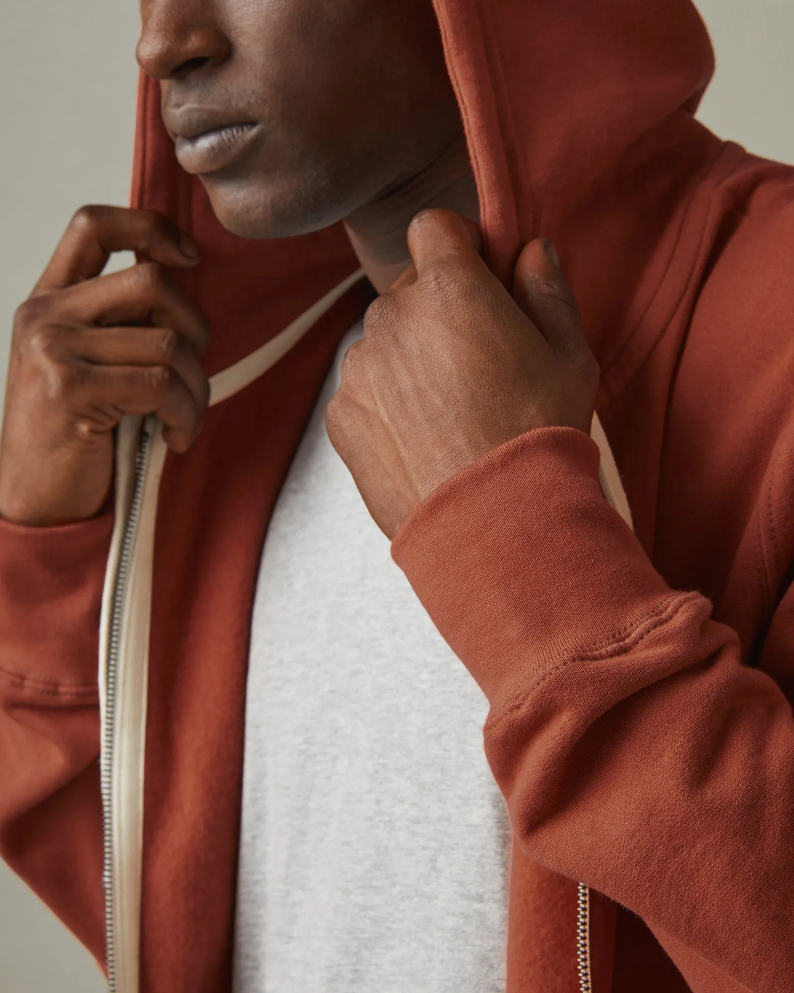 Men's Midweight Full Zip - Cider sold by American Giant product image thumbnail 5