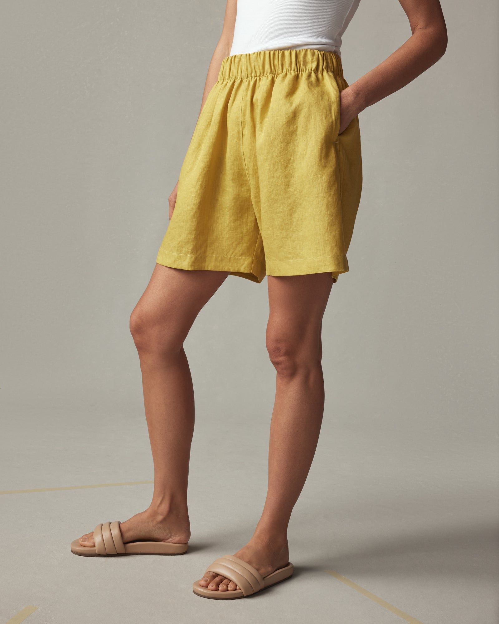 Easy Linen Short - Flaxen sold by American Giant product image thumbnail 2