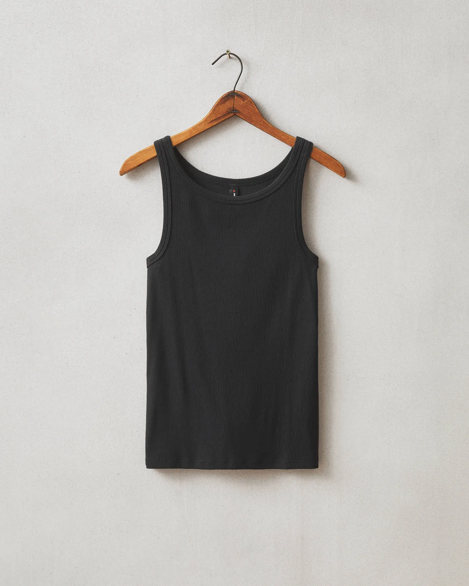 Women's Stretch Rib Tank - Meteorite sold by American Giant
