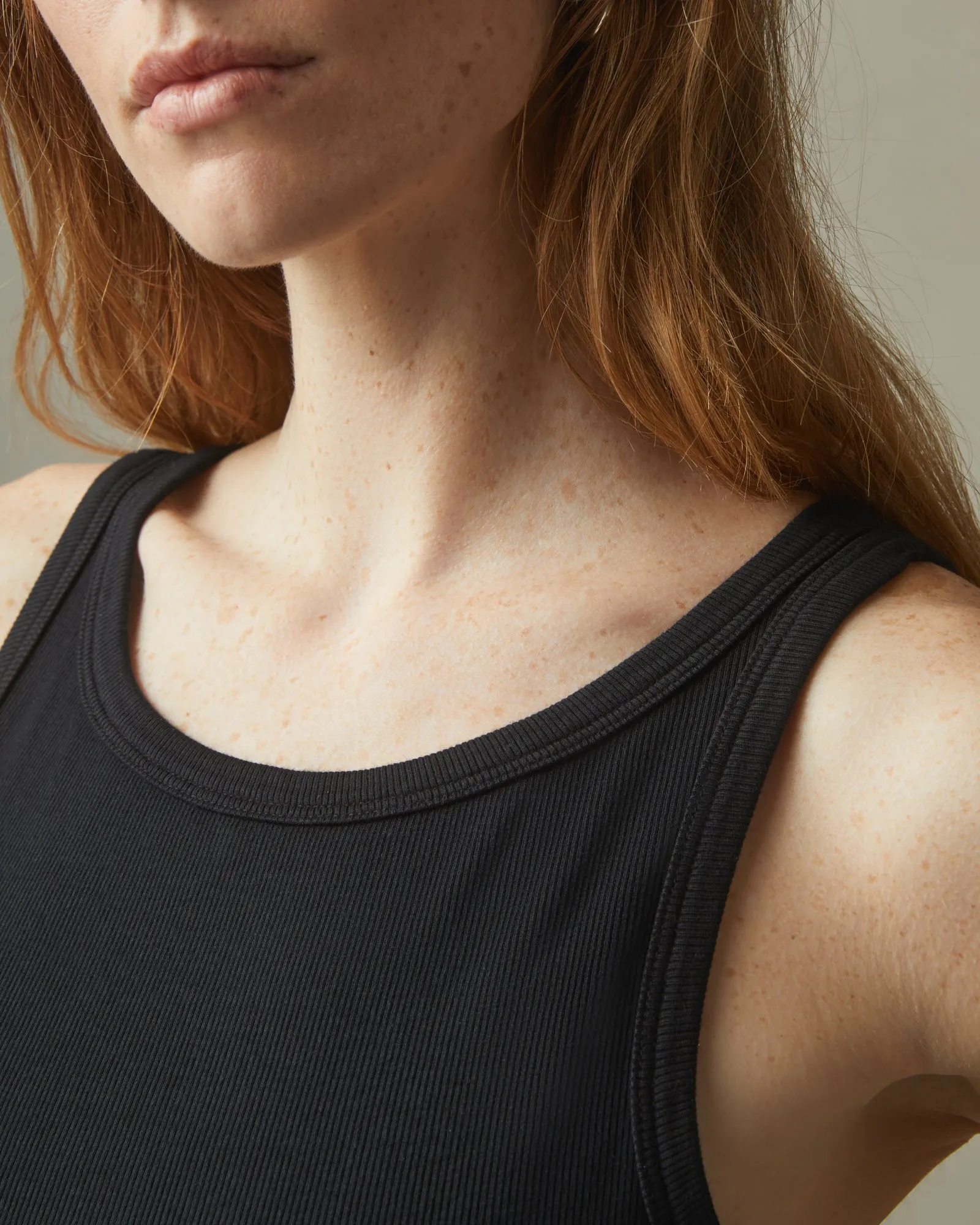 Women's Stretch Rib Tank - Meteorite sold by American Giant product image thumbnail 4