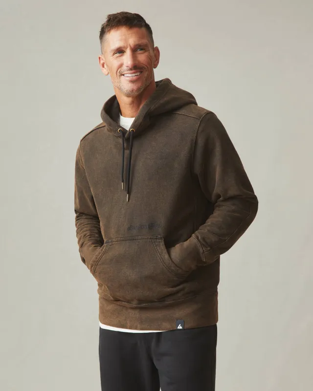 Men's Classic Pullover - Mineral Wash - Black sold by American Giant