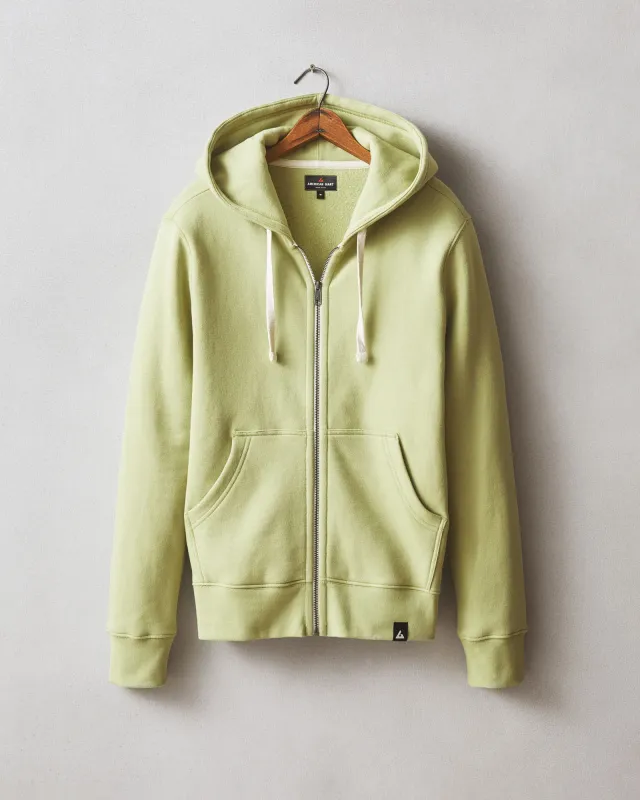 Men's Carolina Full Zip - Light Fern sold by American Giant