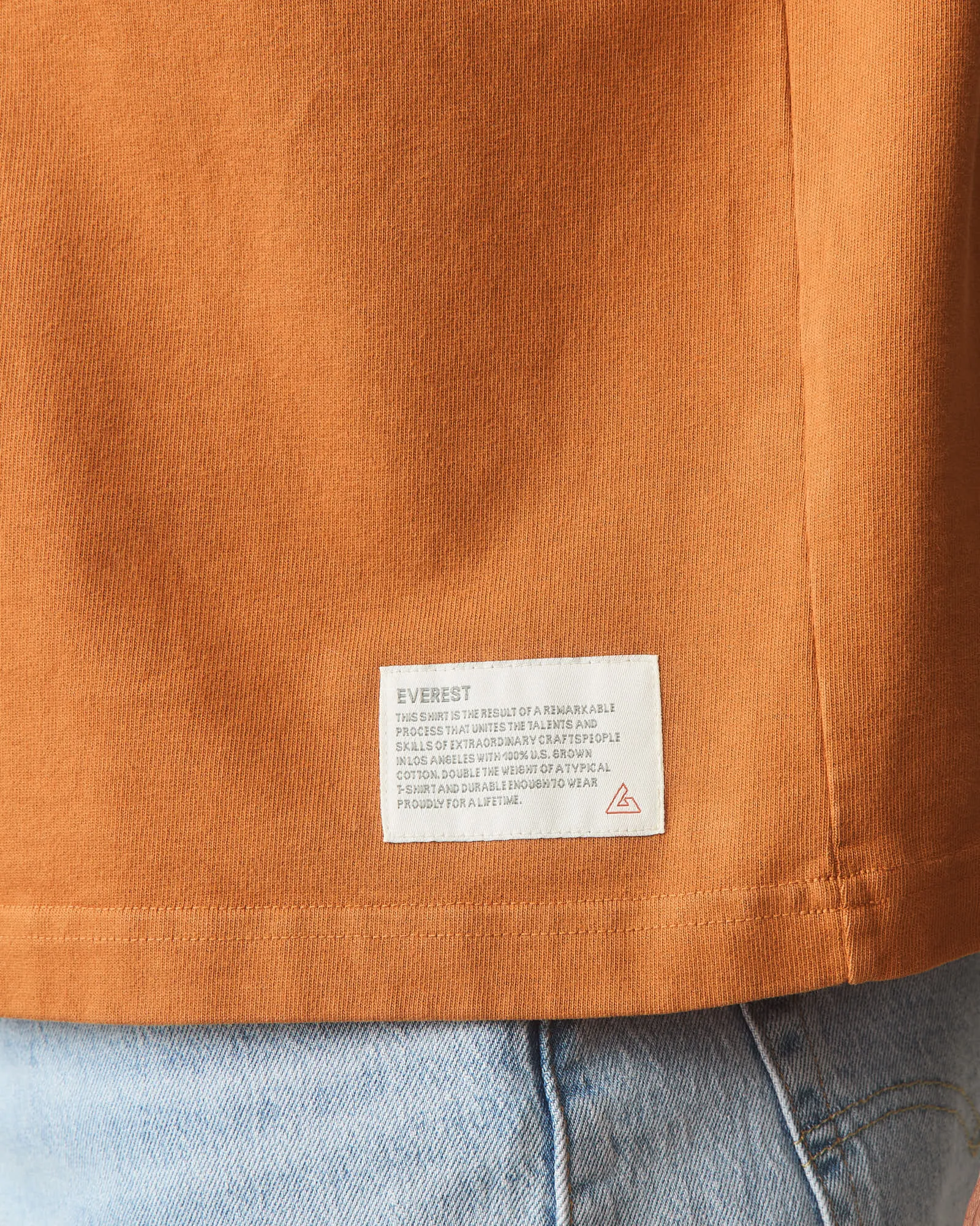 Men's Everest Tee - Canyon Clay sold by American Giant product image thumbnail 5
