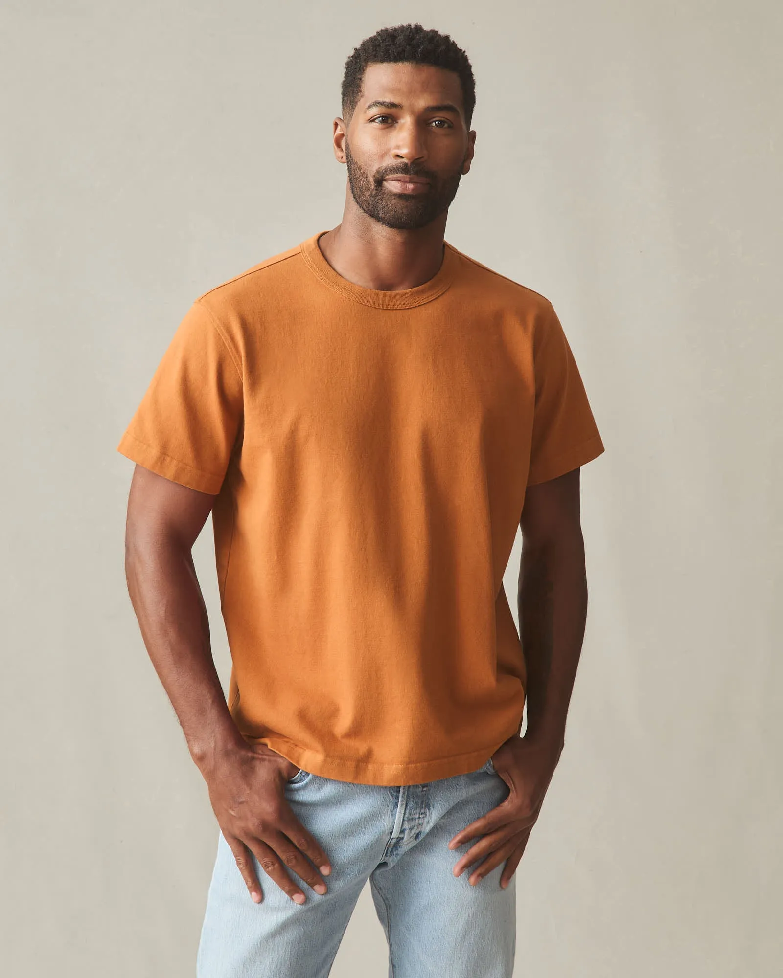 Men's Everest Tee - Canyon Clay sold by American Giant product image thumbnail 2