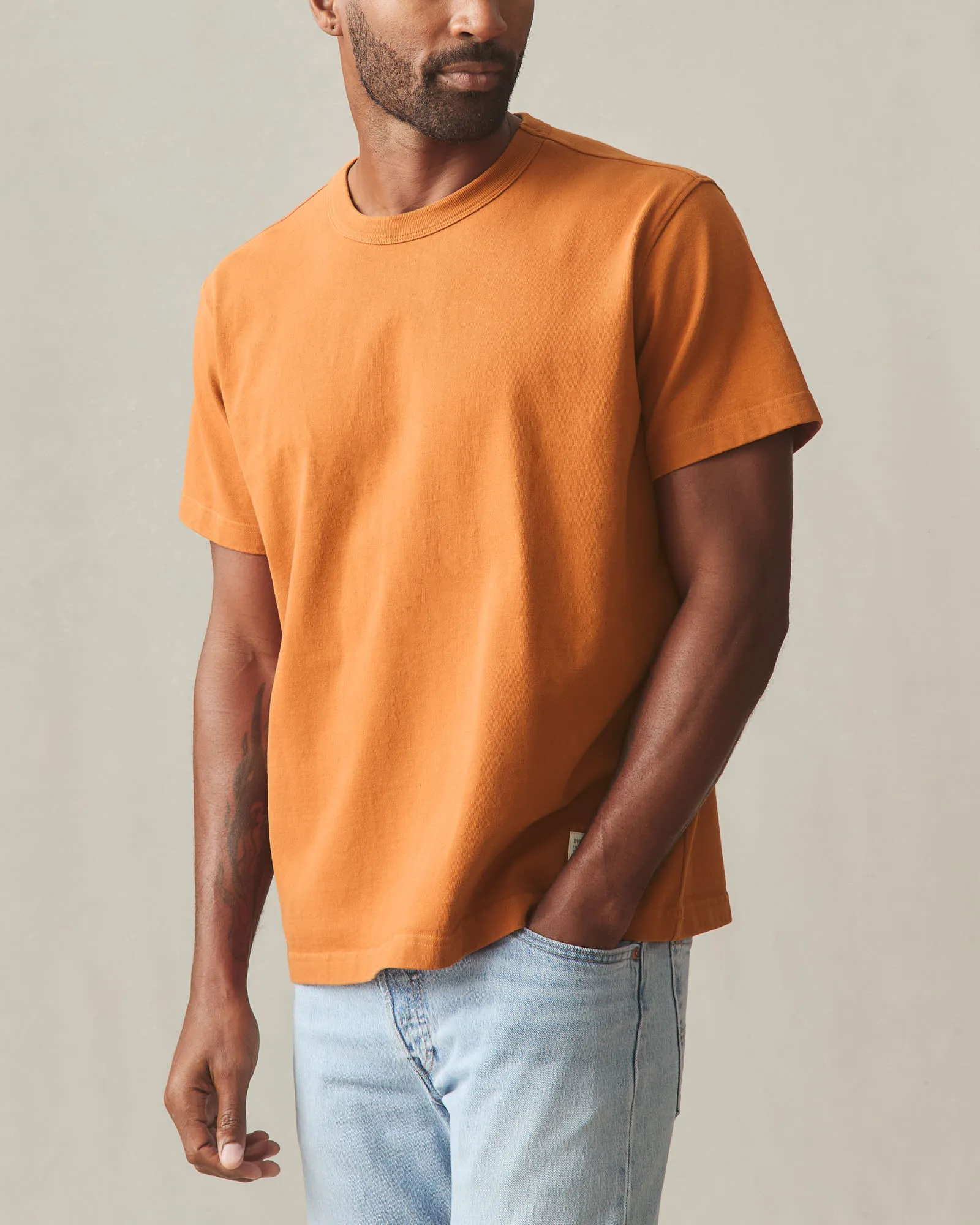 Men's Everest Tee - Canyon Clay sold by American Giant product image thumbnail 3