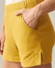 Women's Side Slit French Terry Short - Nugget Gold sold by American Giant