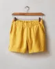 Women's Side Slit French Terry Short - Nugget Gold sold by American Giant