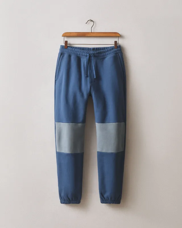 Men's Patch Classic Sweatpant - Marine Navy Stormy Weather sold by American Giant