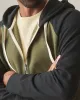 Men's Raglan Colorblock Midweight Full Zip - Deep Olive Black sold by American Giant