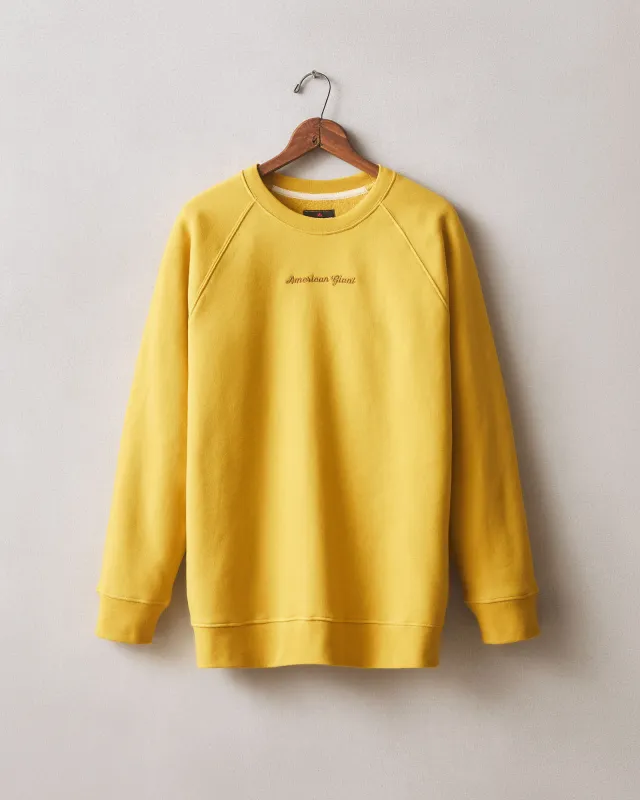 Men's Midweight Crewneck - Nugget Gold sold by American Giant