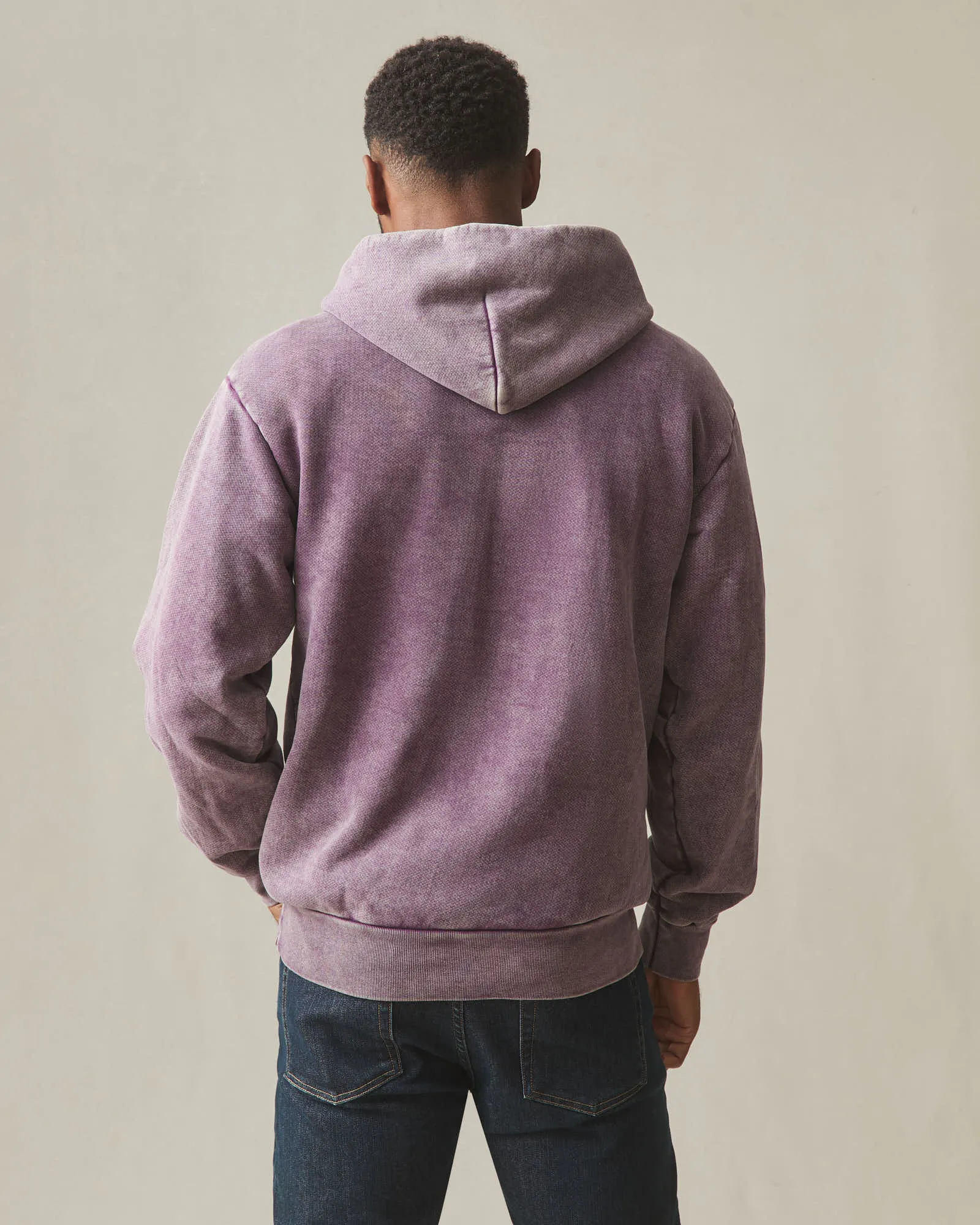 Unisex American Vintage Pullover - Mineral Wash Italian Plum sold by American Giant product image thumbnail 5