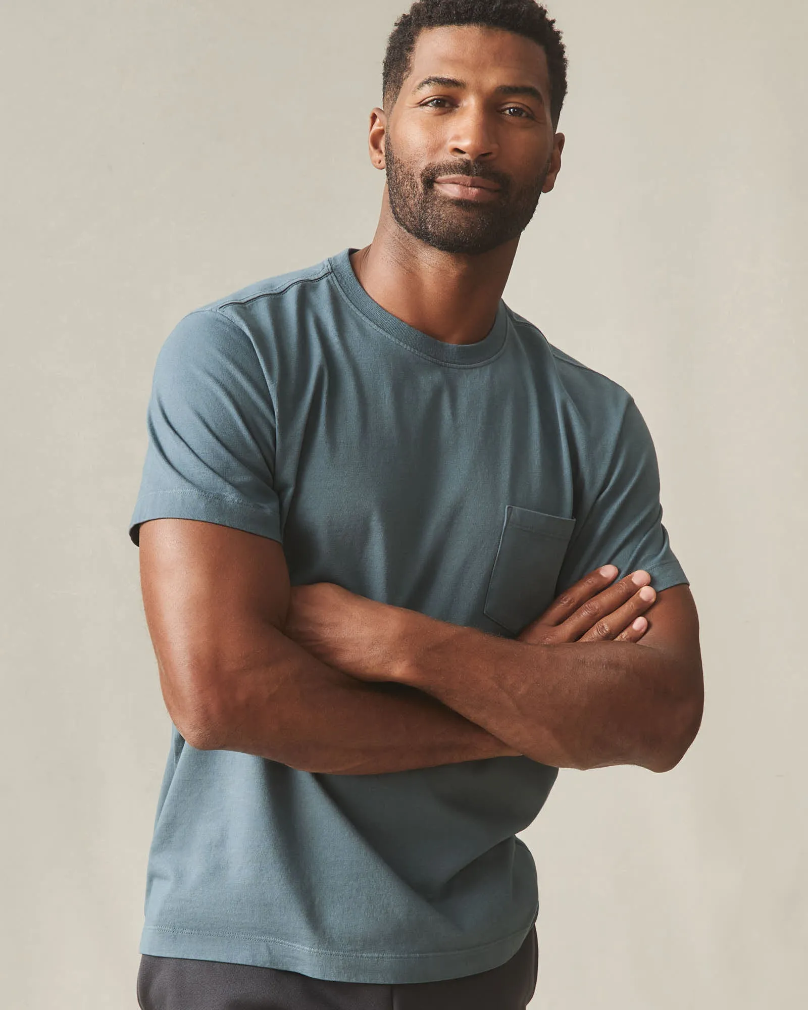 Men's Pocket Tee - Stormy Weather sold by American Giant product image thumbnail 5