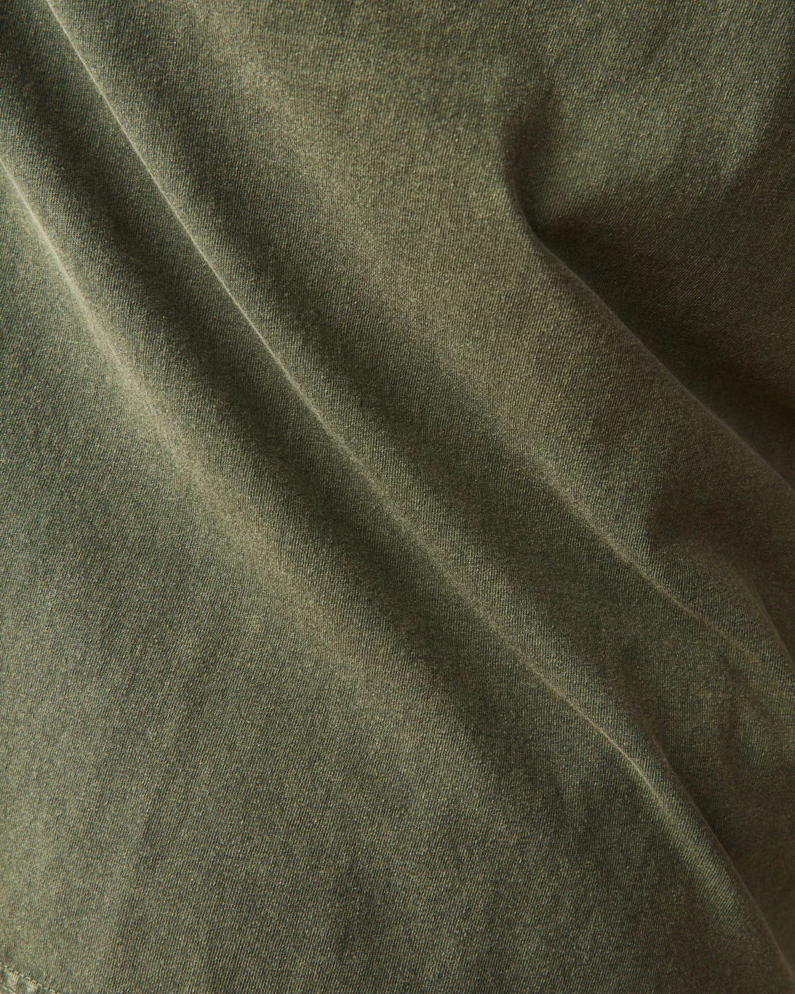 Men's Vintage Crew Tee - Mineral Wash Deep Olive sold by American Giant product image thumbnail 3