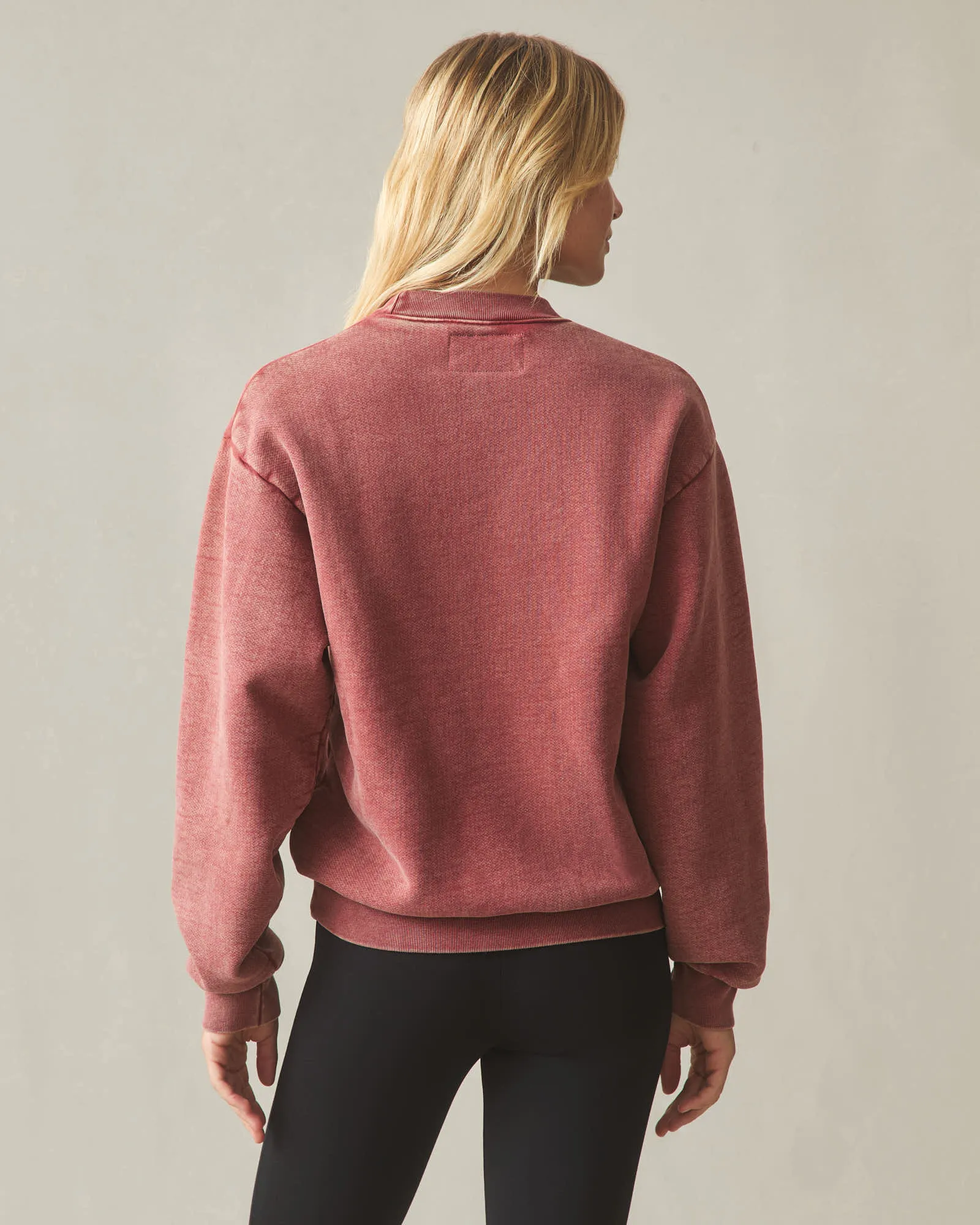 Unisex American Vintage Crew Sweatshirt - Mineral Wash Russet Brown sold by American Giant product image thumbnail 4