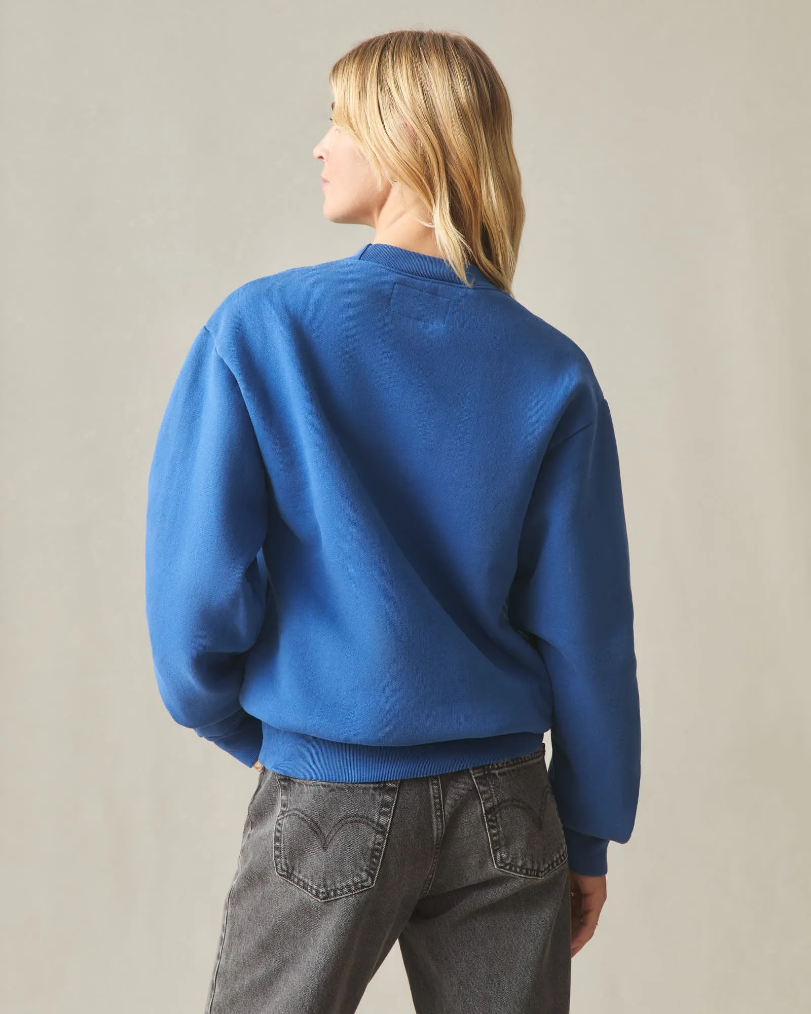 Unisex American Vintage Crew Sweatshirt - Blue Quartz sold by American Giant product image thumbnail 5