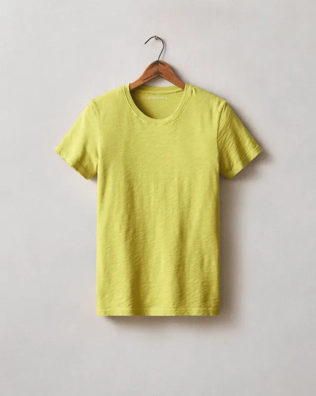 Women's Premium Slub Crew Tee - Citronelle sold by American Giant